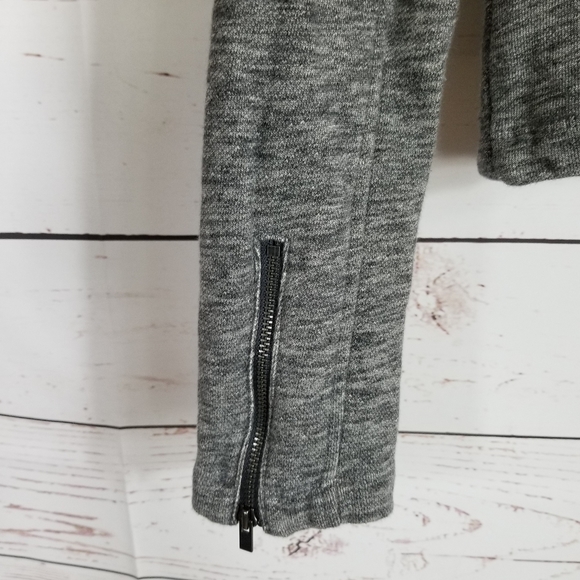 GAP | Gray Knit Moto Jacket - Picture 4 of 6